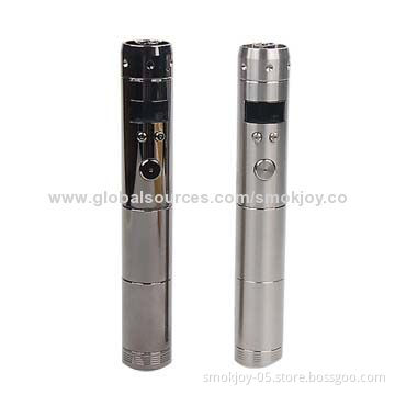 Smokjoy Stainless/Chrome Vamo V5 Vaporizer with 2,200mAh Battery Capacity